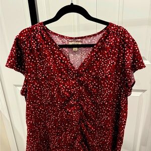 Macy’s Style & Co XL short sleeve blouse